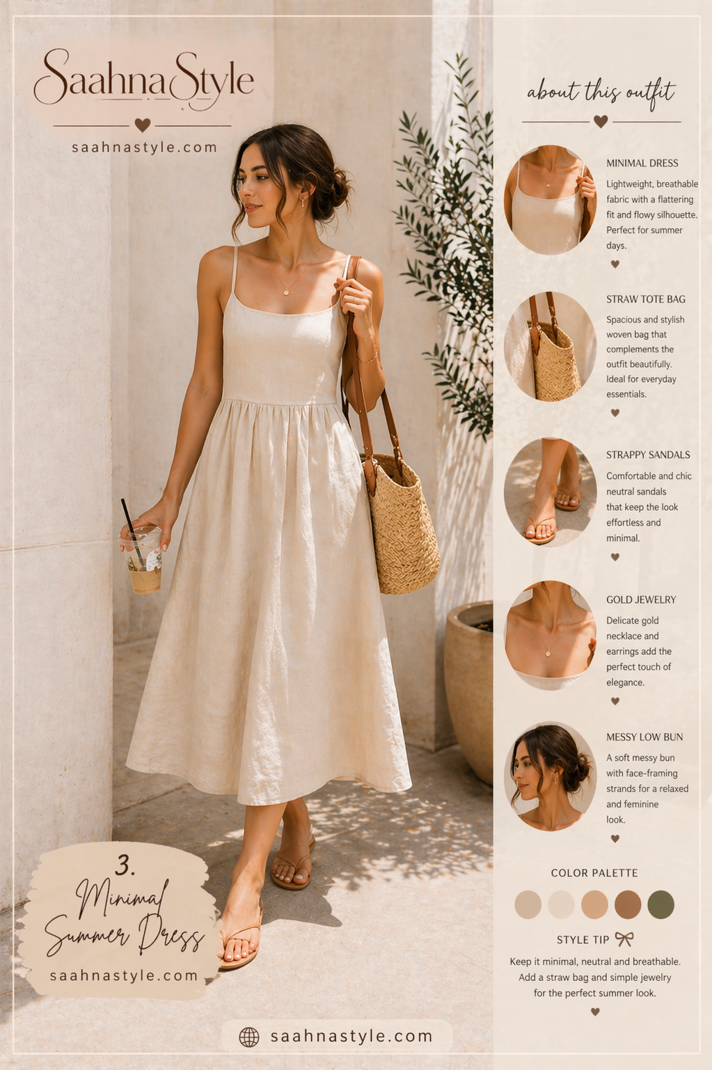 minimal summer dress outfit women linen cotton aesthetic fashion Pinterest 2026