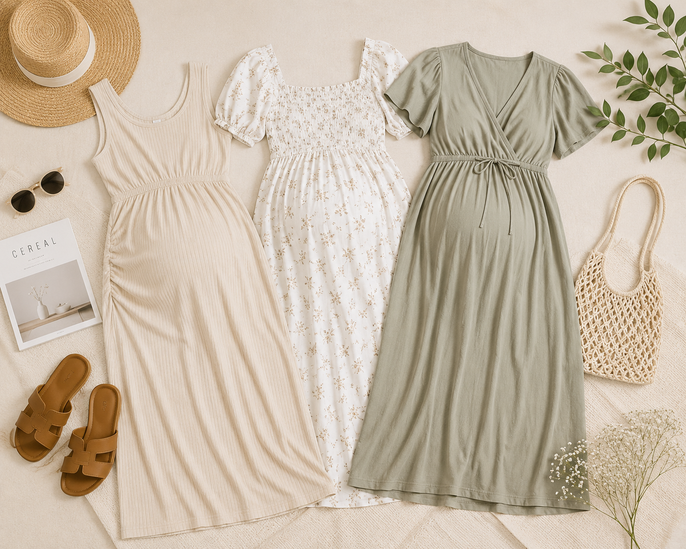affordable summer maternity outfit ideas